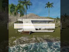 OEM Capsule House with a Bathroom a Living Room and a Balcony