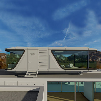 Buon prezzo Ecofriendly Ecocapsule Tiny House Hotel 10Tons 38 m2 Superficie del piano in linea