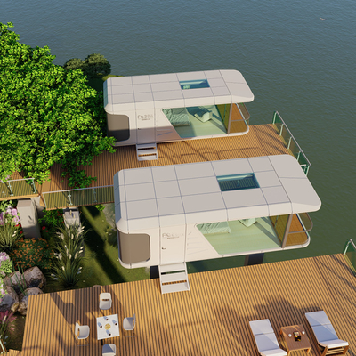 Bon prix 1-2 personnes Capsule spatiale Hôtel pour le tourisme culturel Immobilier adhérant à la philosophie commerciale officielle et rationnelle en ligne