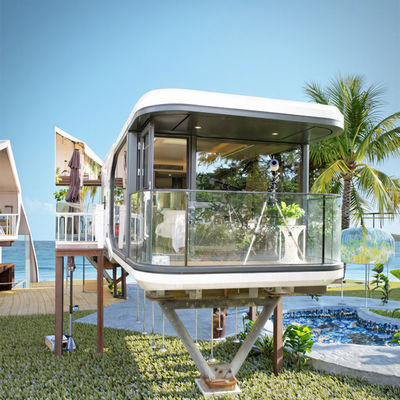 ราคาดี บ้านเคลื่อนไหว Capsule พกพา ขนาด 38m2 พื้นที่อยู่อาศัยที่ขยายได้และสบาย ออนไลน์