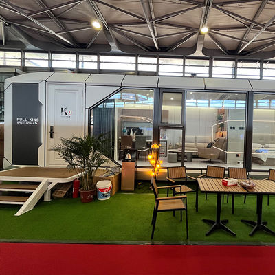 Goede prijs Geprefabriceerd gegalvaniseerd stalen frame mobiele capsule house ruimtecapsule container online