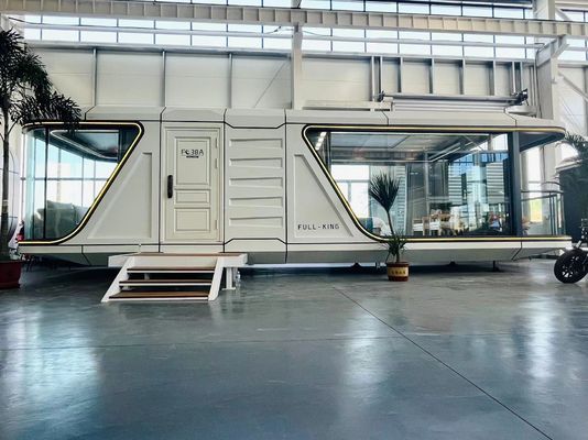 Bon prix 38m2 Capsule Cabin House pour les entrepôts d'Apple Le meilleur choix pour la construction préfabriquée diversifiée par Fuqian Metal en ligne