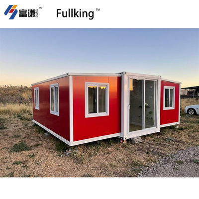 Buen precio Casa de contenedores expandible de 20 pies con tubo de acero + panel de sándwich en línea