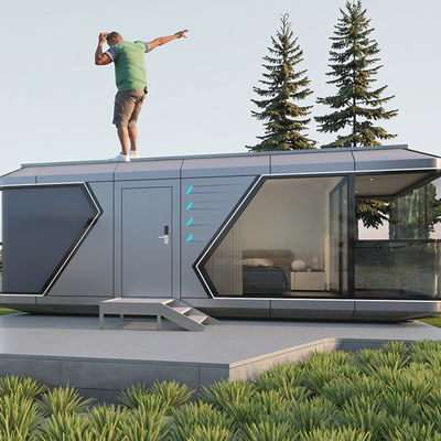 Buen precio Comodidad y portabilidad durante todo el año Casa cápsula espacial con aislamiento térmico y control climático en línea