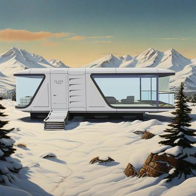 Buen precio Casa de lujo de 40 pies Contenedor confortable Casa cápsula de espacio pequeño Prefabricado Acero cama modular Hotel Cabina de oficina uso en línea