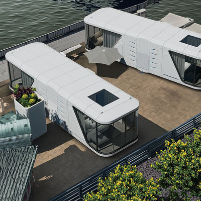 Buon prezzo Casa capsula mobile in acciaio galvanizzato 38m2 Isolamento acustico 45dB in linea