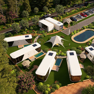 Dobra cena. Modułowy mały dom kapsuł kosmicznych doświadczenie zakwaterowanie następnego poziomu w Internecie