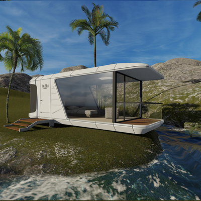 Good price Commercial Modern Prefab Smart Capsule House With Balcony Steel Structure Villa Container Modular Housing online