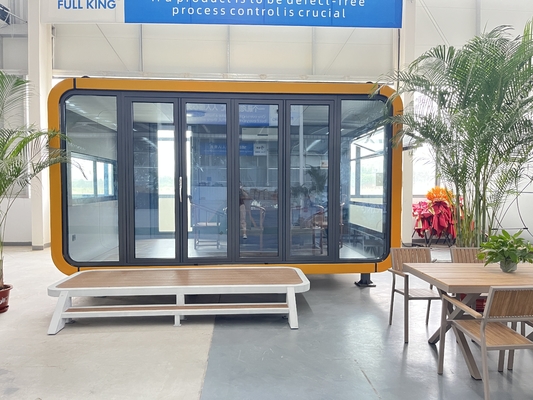 Good price Prefabricated Apple Cabin House Kiosk Tea Room Rest Room Customized Size Layout online