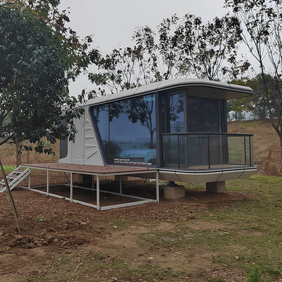 Good price Fuqian Metal Compact space capsule house Customized Solutions 10 Tons 28㎡ online