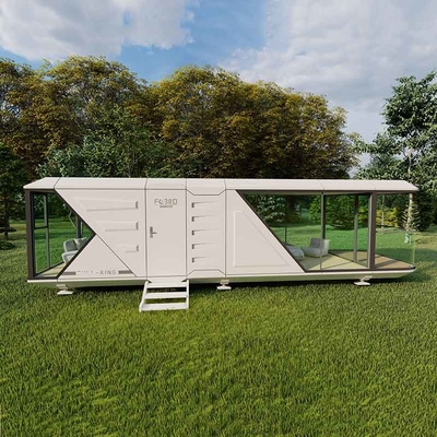 Good price Stylish Small Capsule House Electroplated Steel Structure Camping Space Capsule online