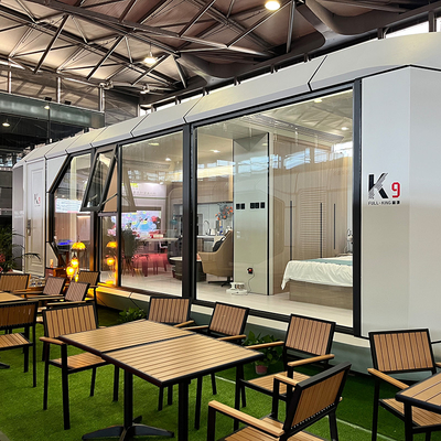 Good price Galvanized Steel Structure Prefabricated Capsule Houses Outdoor Integrated Mobile Insulation Waterproof And Moisture Proof online