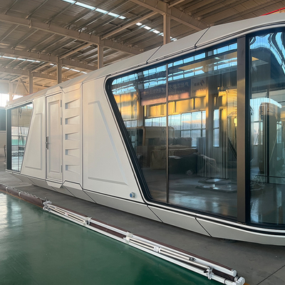 Good price China High tech Space Capsule House Container with Balcony Smart System Space online