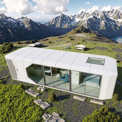Good price Rectangle Futuristic Space Capsule House 2 People Capacity Capsule Cabin House online