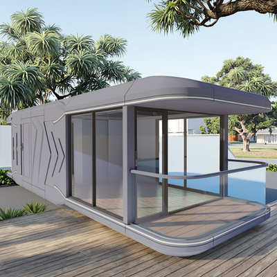 Good price Fiberglass Modular Capsule House Portable With MGO Board Floor online
