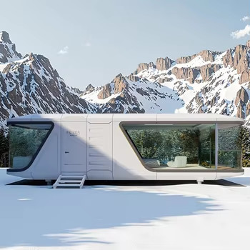 Good price Intelligent System Space Capsule Room With Balcony Luxury Design Prefabricated Apple Cabin House online