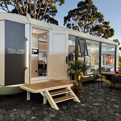Good price Functional Versatile Capsule House With Kitchen Aluminum Hollow Tempered Glass Doors Windows For Easy Installation online