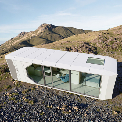 Guter Preis Aluminium Hohlgehärtetes Glas Türen und Fenster Raumkapsel Haus Schnelle Installation und robuste Struktur Online