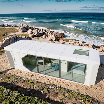 Good price FULL KING Capsule House With Kitchen 11000kg Fast Install Prefab Capsule House online