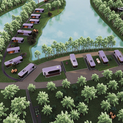 Good price Tranquility Space Capsule Hotel Enjoying The Embrace Of Nature ISO9001/CE online