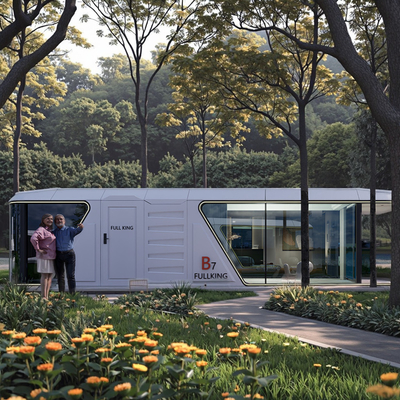 Good price Polyurethane Panel Insulation Prefab Capsule House 28㎡ A Cozy Experience Of Idyllic Living online