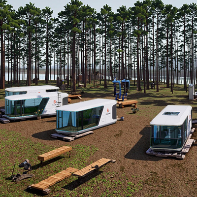 Good price AI Integrated Outdoor Capsule House 10tons With A Futuristic Technological Feel online