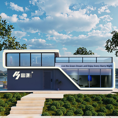 Good price Comfort And Mobility Mobile Space Capsule With Balcony Modern Design Style online