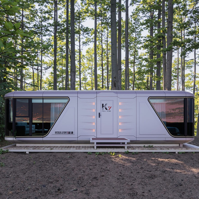 Bon prix Insulation en mousse de polyuréthane Capsule mobile maison facile et rapide PVC plancher en ligne
