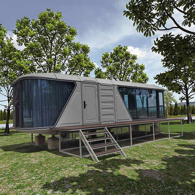 Good price Young People's New Favorite Space Cabin Homestay Fast-Construced Steel Frame Container Houses for Hotel Villa Office Shop Use online