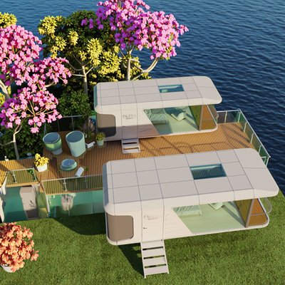 Giá tốt. Những người trẻ tuổi mới yêu thích viên nang Homestay một nhà chứa Prefab thời trang cho văn phòng Phòng ngủ Phòng tắm sử dụng cho khách sạn trực tuyến