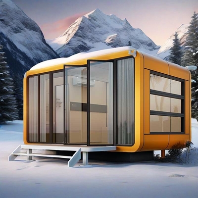 Good price Cabin House Portable Mobile Modular Prefab House Office Pod House Cabin Container House With Broken Bridge Aluminum Window online