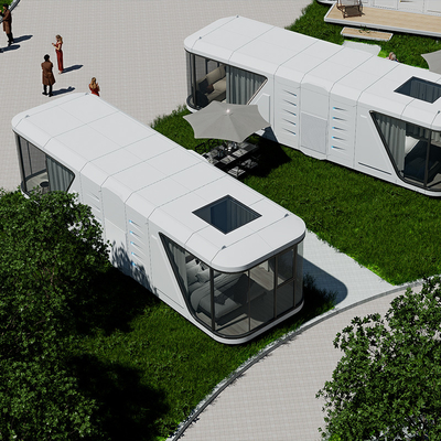 Good price Luxury 2 3 Bedroom And Living Room Modern Prefab Smart Tiny Space Capsule Mobile Modular Container Home House With Kitchen online