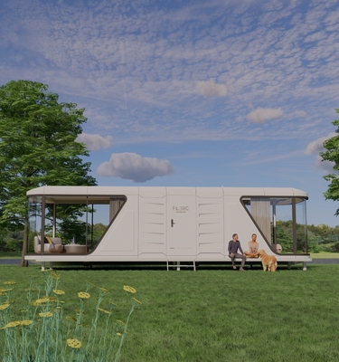 Goede prijs 38 M2 Aluminium Intelligente Ruimte Capsule Huis Toekomst van gepersonaliseerde huisvesting voor persoonlijkheid en comfort online