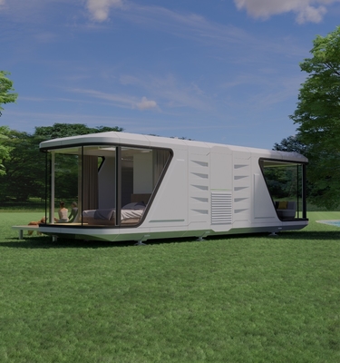 Goede prijs FULL KING K7 Voorafgebouwde buitenvilla Mobiele modulaire capsule huis Commerciële ruimte Voorafgebouwde capsule met keuken en deur slot online