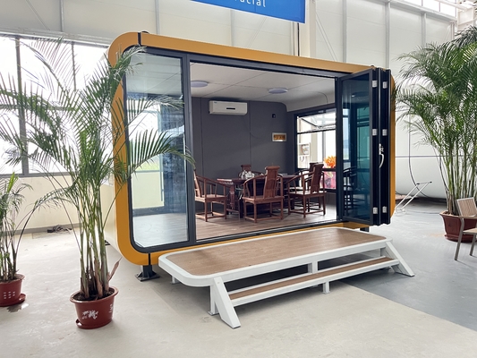 Good price Customized Prefab Capsule Apple Cabin House Minimalist online