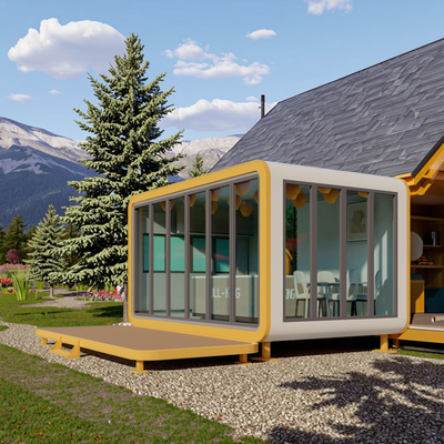 Goede prijs Contemporary Apple Cabin Fast Office Space Accommodation Steel Frame Sandwich Panel Voor huis online