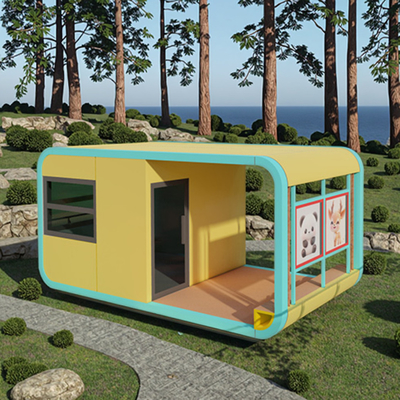 Good price Fuqian Smart Apple Cabin Fast Construted Waterproof Steel Sandwich Panel Container House For Hotels Offices online