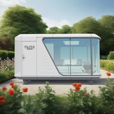 Buen precio Luxurious Space Capsule House Living Galvanized Steel Structure Broken Bridge Aluminum Windows en línea