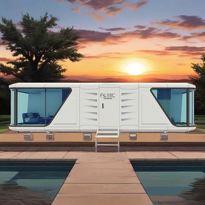 Buen precio Ultimate Compact Living Futuristic Space Capsule House With Intelligent Control And Immersive Experience en línea