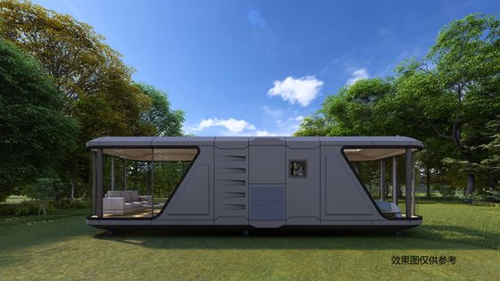 Buen precio Casas espaciales modulares con paneles solares e aislamiento térmico en línea