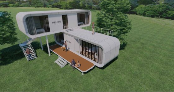 ราคาดี Scenic area base space room Apple cabin square cabin creative mobile hotel mobile camp space capsule mobile room homestay ออนไลน์