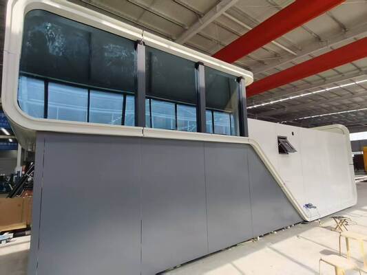 Harga yang bagus Kontainer Prfabrik Kapsul Luar Angkasa Rumah Soundproof Kamar tidur mewah on line