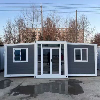 Buon prezzo Casa di container espandibile da 20 piedi con telaio in acciaio e casa modulare prefabbricata personalizzata in linea