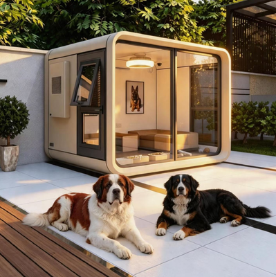 अच्छी कीमत Smart Pet House with App Control & Climate Temperature Control Featuring Galvanized Steel Frame ऑनलाइन