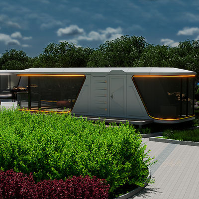 8.5m Camping Capsule Portable Prefab Home Modular Prefabricated Space ...